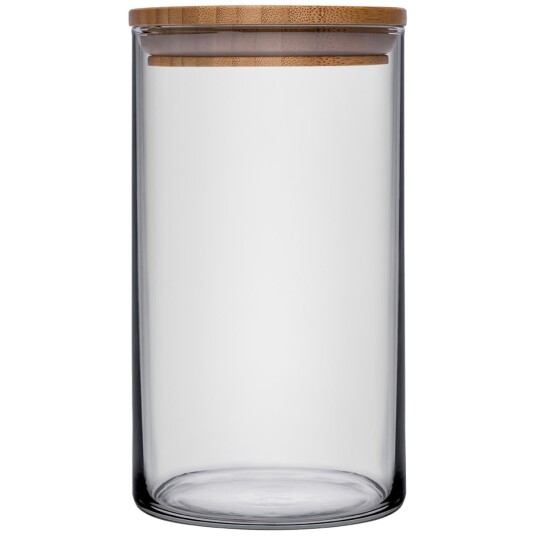 Pasabahçe Glasskrukke Bamboo; 148cl, 10.9x19.1 cm (ØxH); Natur/Transparent
