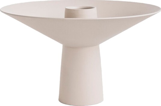 Cooee Design Uma Lysestake i Sand - Rustfritt Stål, 14 cm Diameter