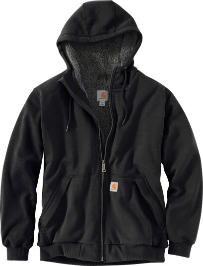 Carhartt Men's Sherpa Lined Midweight Zip Black XXL Carhartt Men's Sherpa Lined Midweight Zip Black XXL