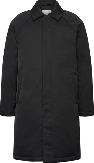 Calvin Klein Ls Long Filled Car Coat - Black - M