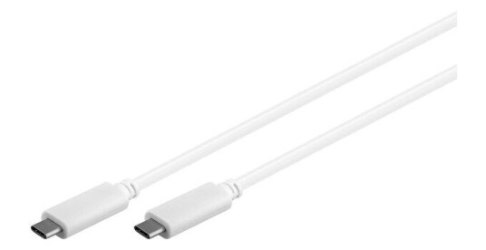 Goobay 3.2 Gen 1 USB-C 0.5m Hvit Kabel