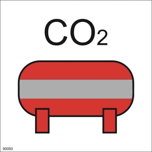 FIXED CO2 FIRE EXTINGUISHING INSTALLATION 15X15 Alu-plate 20x20cm