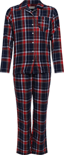 Gant Kids Plaid Flannel Pyjama Set - Navy - 122