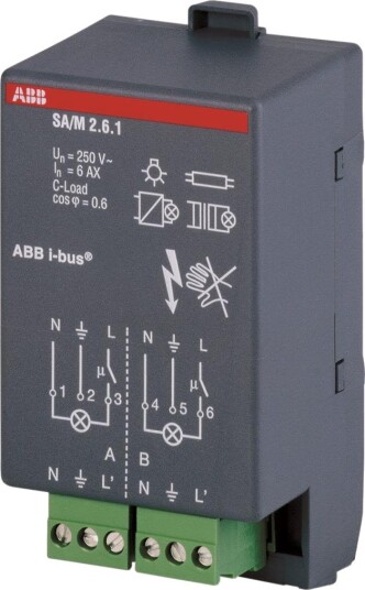 Abb Bryteraktuator 2Cdg110002R0011 2 Kanaler, KNX, 6 A