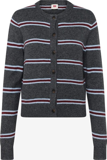 Levi"s® Claire Ls Cardigan Devin Strip   GREYS   S