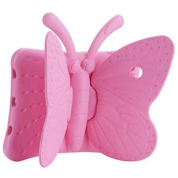 3D Butterfly Kids Støtsikkert EVA-telefondeksel med støtte for barn til iPad Pro 9.7 / Air 2 / Air Rosa