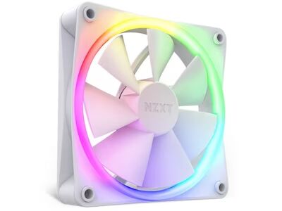 NZXT F120P RGB 120mm kabinettvifte med hvit belysning NZXT F120P RGB 120mm kabinettvifte med hvit belysning