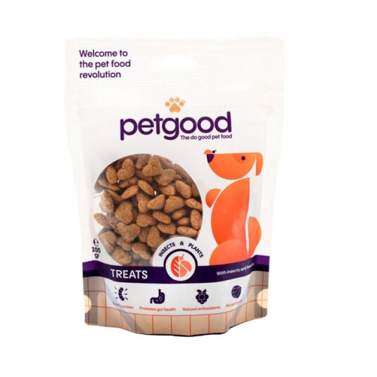 Petgood Hundesnacks med Insektsprotein 100 g - Allergivennlige Godbiter Petgood Hundesnacks med Insektsprotein 100 g - Allergivennlige Godbiter