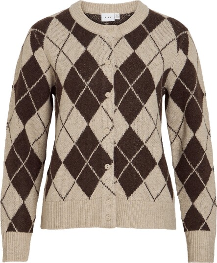 Vila Viaggie L/S Knit Cardigan FEATHER GRAY XXL