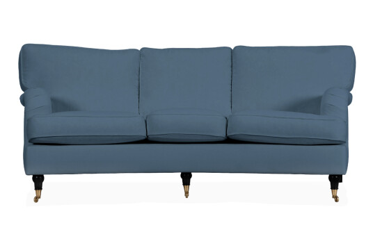 Soffadirekt SKAGEN 3 seters buet Howard sofa Classic Blå