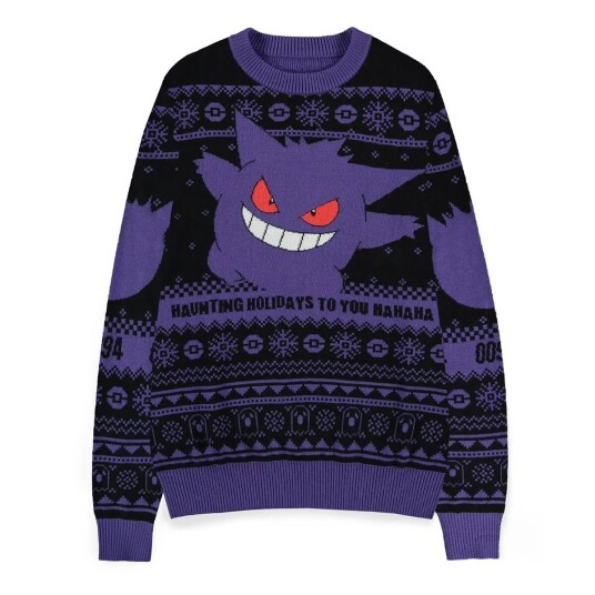 Pokemon Julegenser Gengar XS Voksen
