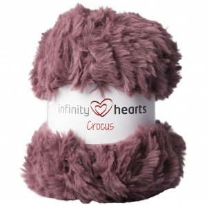 Infinity Hearts Crocus Pelsgarn 09 Støvet Lilla Infinity Hearts Crocus Pelsgarn 09 Støvet Lilla