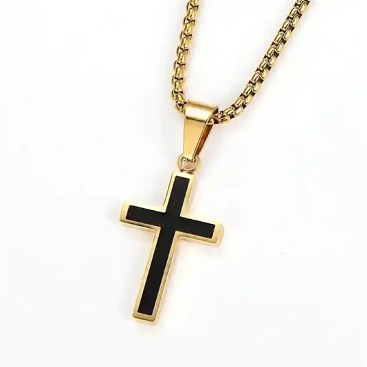 Faith & Strength Korshalssmykke til menn Faith & Strength Korshalssmykke til menn