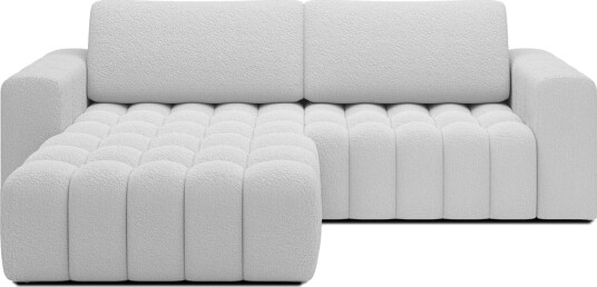 Seksjon Eltap Bonett 250x175x92 cm Royal 01 Hvit Venstre