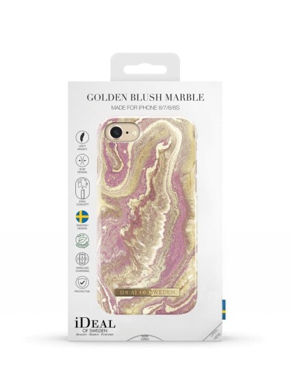 iDeal of Sweden Fashion Case Iphone 8/7/6/6s/se Golden Blush Marbl