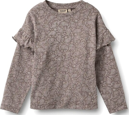 Wheat T Shirt L/S Belinda Purple PLUM PAISLEY 92 Wheat T Shirt L/S Belinda Purple PLUM PAISLEY 92