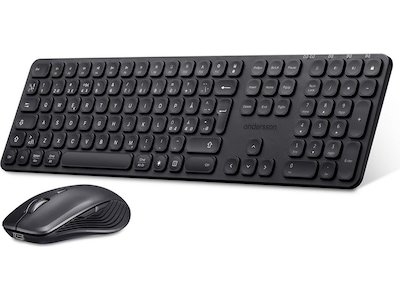 Andersson WSK-M3000 trådløs Tastatur og mus (sort) 1032987 Andersson WSK-M3000 trådløs Tastatur og mus (sort) 1032987