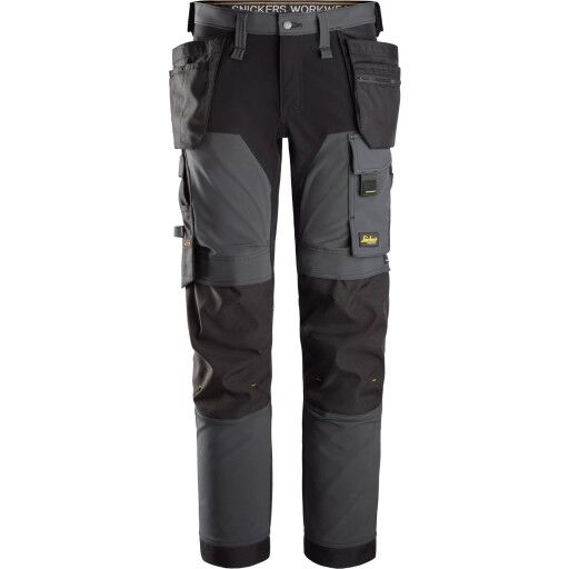 Snickers Workwear 6275-5804 AllroundWork Arbeidsbukse stretch, grå/svart Grå/Svart, Klær