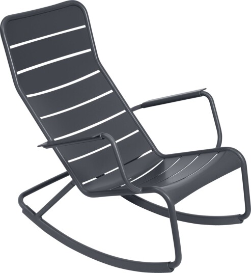 Fermob Luxembourg Rocking Chair Anthracite 47 Utendørs Lenestoler Frédéric Sofia Metall Fermob Luxembourg Rocking Chair Anthracite 47 Utendørs Lenestoler Frédéric Sofia Metall