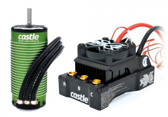 Castle Creations Mamba XLX2 8S 33,6V ESC 1721-1260KV Motor Comb