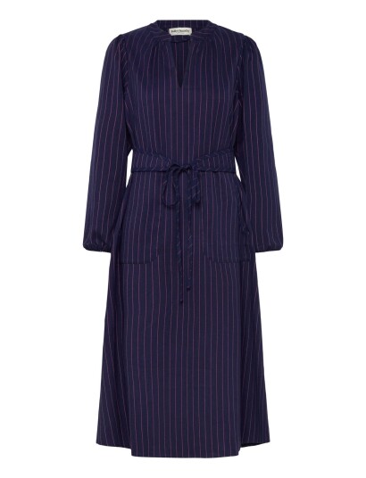 Lollys Laundry Parisll Midi Dress Ls Navy S Lollys Laundry Parisll Midi Dress Ls Navy S