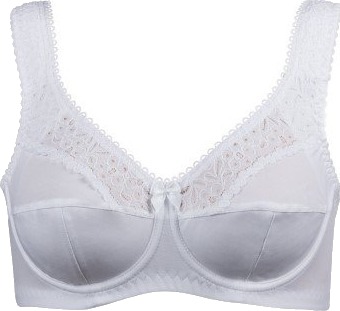 Damella BH Classic Underwire Lace Bra Hvit F 100 Dame Damella BH Classic Underwire Lace Bra Hvit F 100 Dame