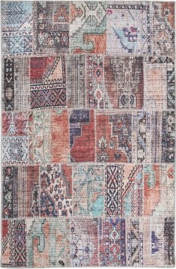 Polytuft Cadiz Patchwork multi maskinvevd teppe Polytuft Cadiz Patchwork multi maskinvevd teppe