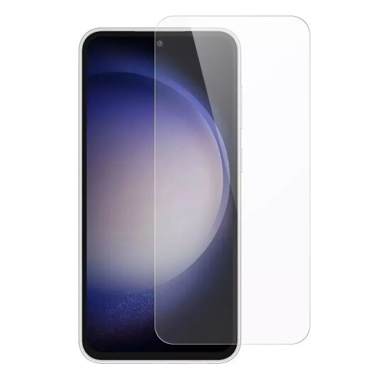 INCOVER Samsung Galaxy S23 FE Skjermbeskytter i Herdet Glass - Veskevennlig - Gjennomsiktig