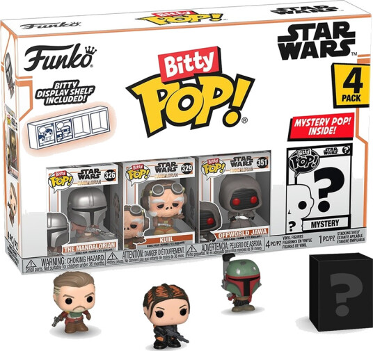 Funko BITTY POP!: Star Wars The Mandalorian Mandalorian 4Pack