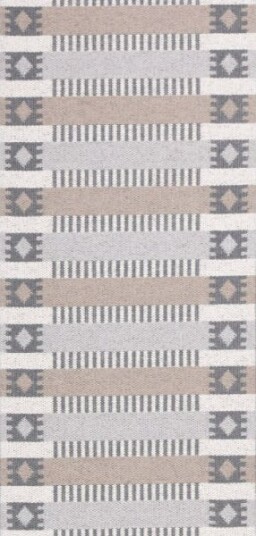Plastmatter Horredsmattan Märta grå/beige Størrelse: 70 x 450 cm Plastmatter Horredsmattan Märta grå/beige Størrelse: 70 x 450 cm