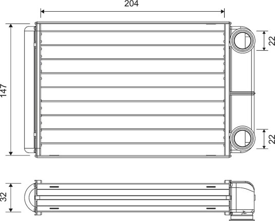 Varmeapparat register VALEO 811516