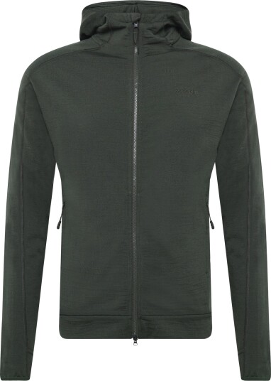 Knowledge Cotton Apparel Dynamic Wool Fleece Hoodie Khaki green XXL