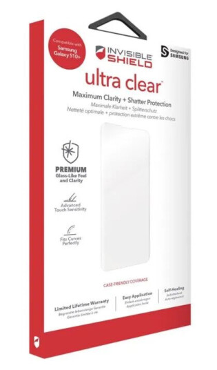 Invisible Shield Ultra Clear Skjermbeskytter for Galaxy S10 Plus Invisible Shield Ultra Clear Skjermbeskytter for Galaxy S10 Plus