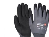OTTO SCHACHNER WorkLife Hit handske str. 9 - Tynd, sømløs og handske af polyester med ru nitril-foam