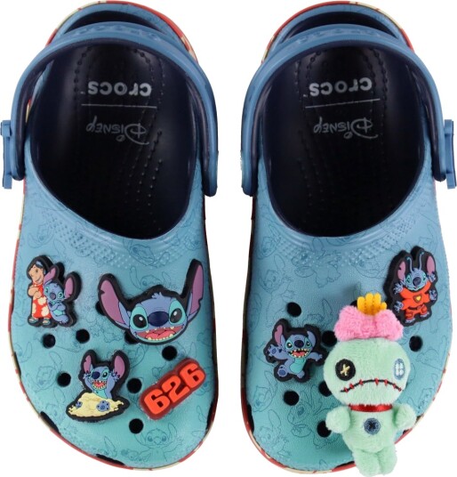 Crocs Sandaler   Stitch Tresko K   Multi   Crocs   32/33   Sandals   Blå   32 33