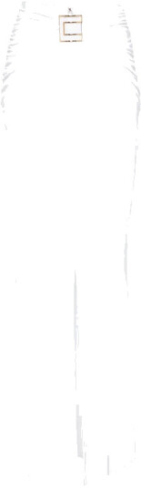 Elisabetta Franchi Dame Skjørt Hvit M, Elisabetta Franchi Dame Skjørt Hvit M,