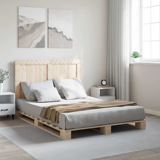  Sengeramme med hodegavl 140x200 cm heltre furu 3281534