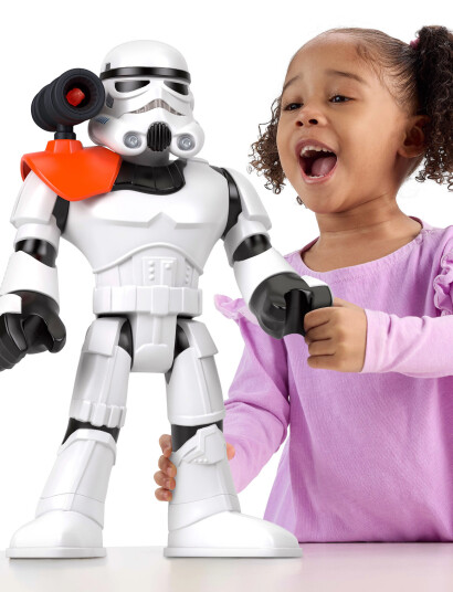 Imaginext Imaginext Star Wars Stormtrooper Xxl Figure, 16+ Inch Tall Poseable Toy With Launcher - White - ONE SIZE