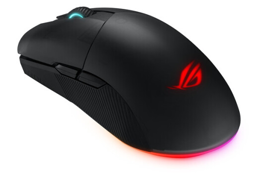 ASUS ROG PUGIO II Wireless - Gaming mus - Optisk - 7 - Svart med RGB-lys