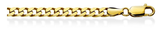 Pan Jewelry, Panser armbånd i 925 forgylt sølv, 21 cm