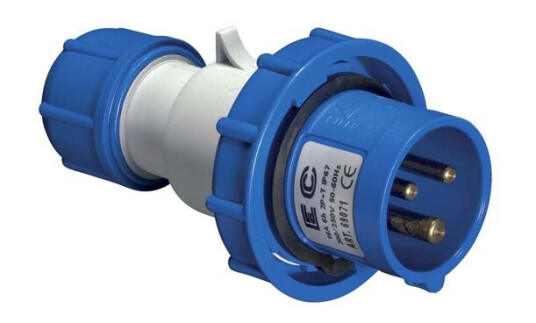 EC Støpsel 230V 32A 3P+J IP67 EC69277 EC Støpsel 230V 32A 3P+J IP67 EC69277