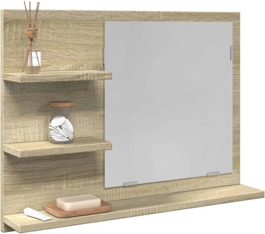 Baderomsspeil sonoma eik 60x10,5x45 cm sponplate