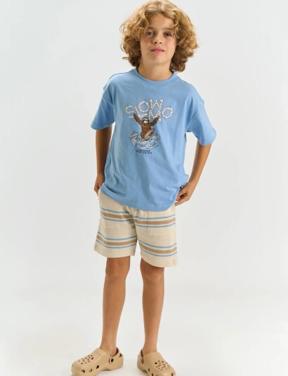The New Tntrent Os S_S Tee Blue 98/104 The New Tntrent Os S_S Tee Blue 98/104