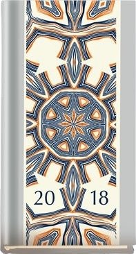 Kalender 75X130 Bok Kolibri, Ukentlig, Abstrakt (T-320F-04)