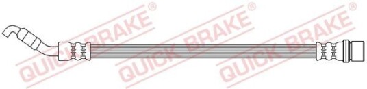 Bremseslange QUICK BRAKE 50.078 Bremseslange QUICK BRAKE 50.078