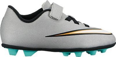 Nike Mercurial VRTX 2 V Cr Fg Kids Silver Silver 28