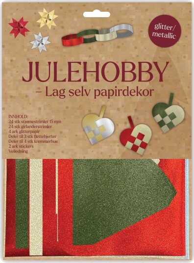 Julehobby lag-selv papirdekor