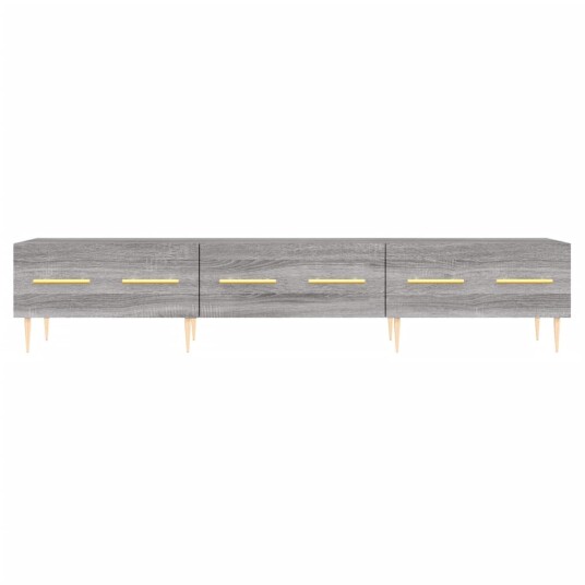 vidaXL TV-benk grå sonoma 150x36x30 cm konstruert tre 8720845945152
