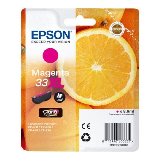 Epson T3363 blekkpatron, magenta XL Epson T3363 blekkpatron, magenta XL