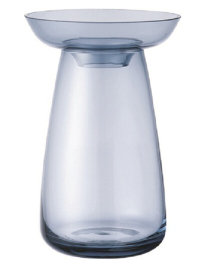 Kinto Aqua Culture Vase Blue Kinto BLUE H12.5CM